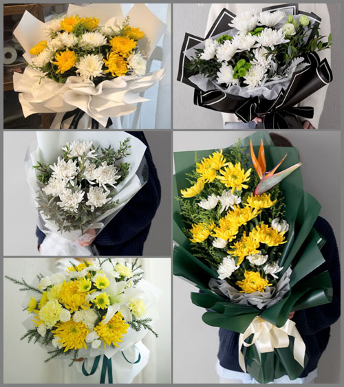 贵州贵阳清镇市站街镇老胡村白事花束代送